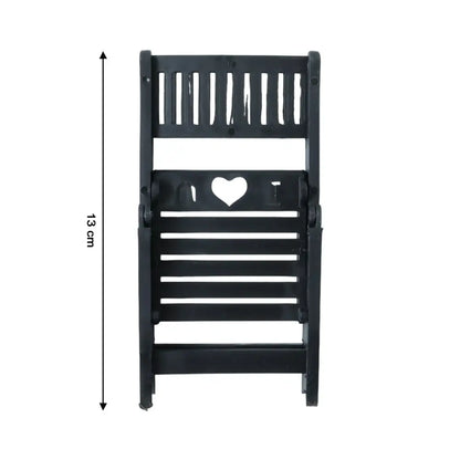 Mini Chair Shape Mobile Stand Holder (1 Pc  Balck Color)