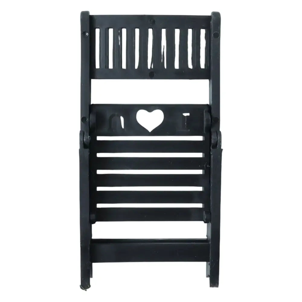 Mini Chair Shape Mobile Stand Holder (1 Pc  Balck Color)