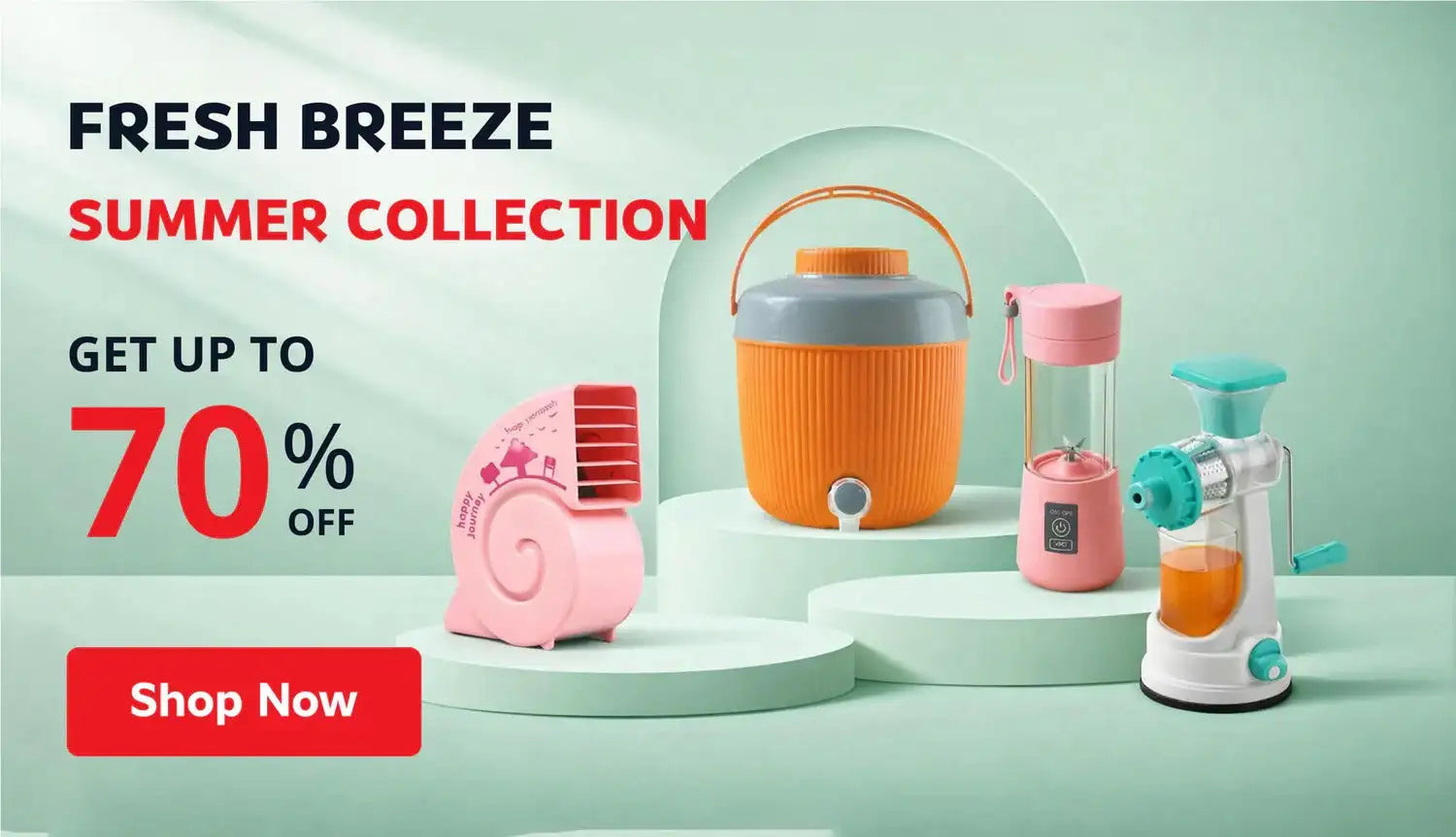Orange and gray insulated water cooler with a handle and spigot